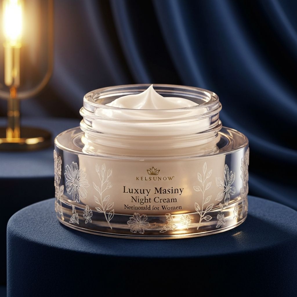 Night cream with natural ingredients for women